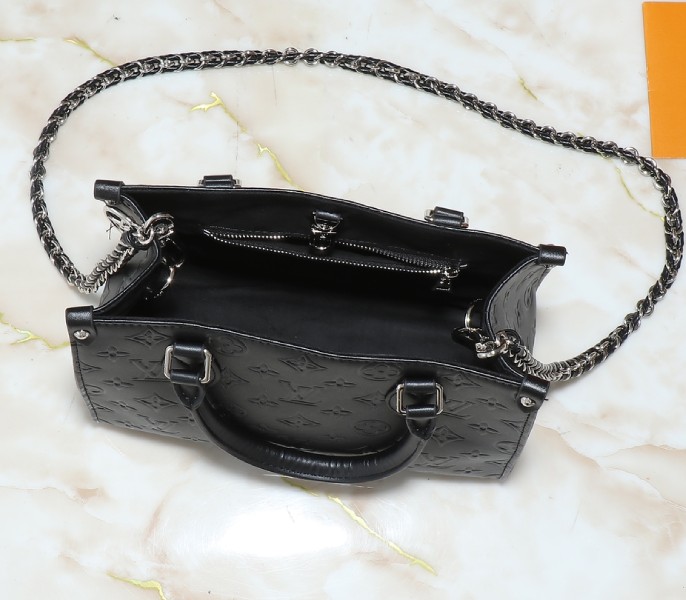 Summer 2025 OnTheGo PM Tote In Black angle 3