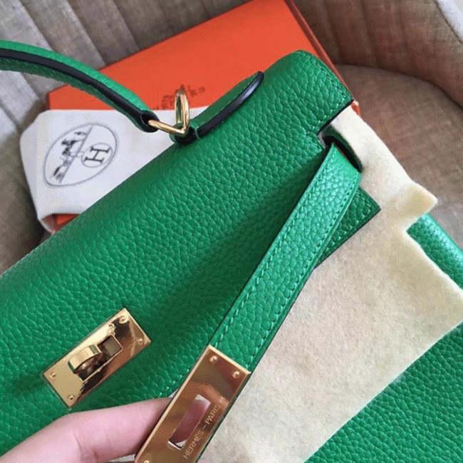 Bamboo Clemence Replica Hermes Kelly Retourne 28cm Handbag angle 5