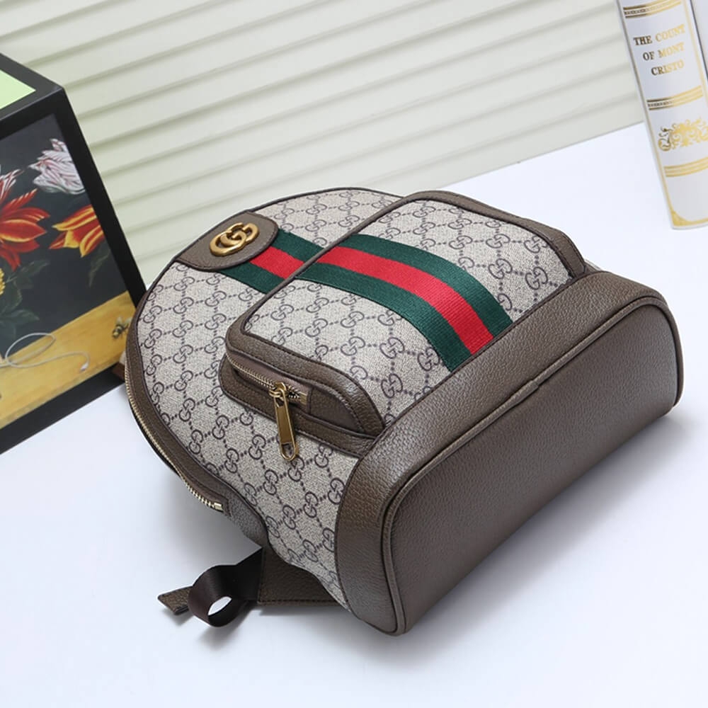 Ophidia Series Small GG Backpack angle 4
