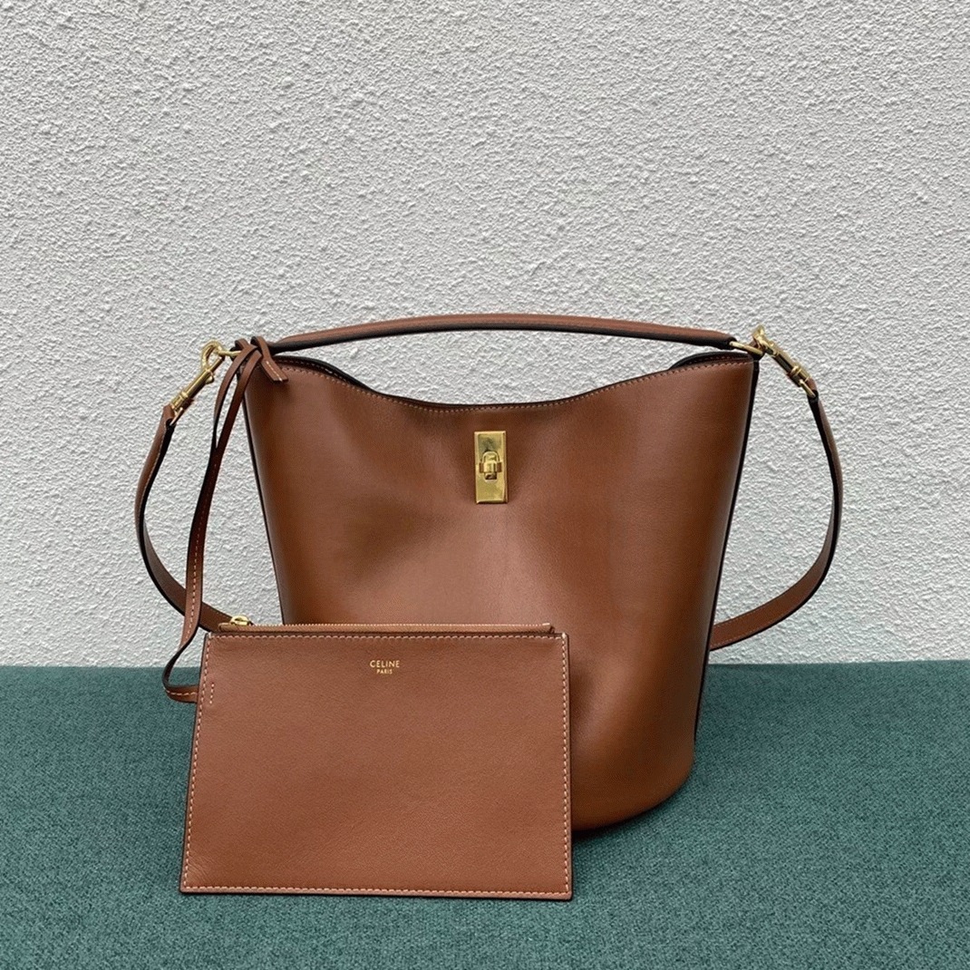 Top Quality Replica Celine Bucket 16 Bag In Brown angle 3