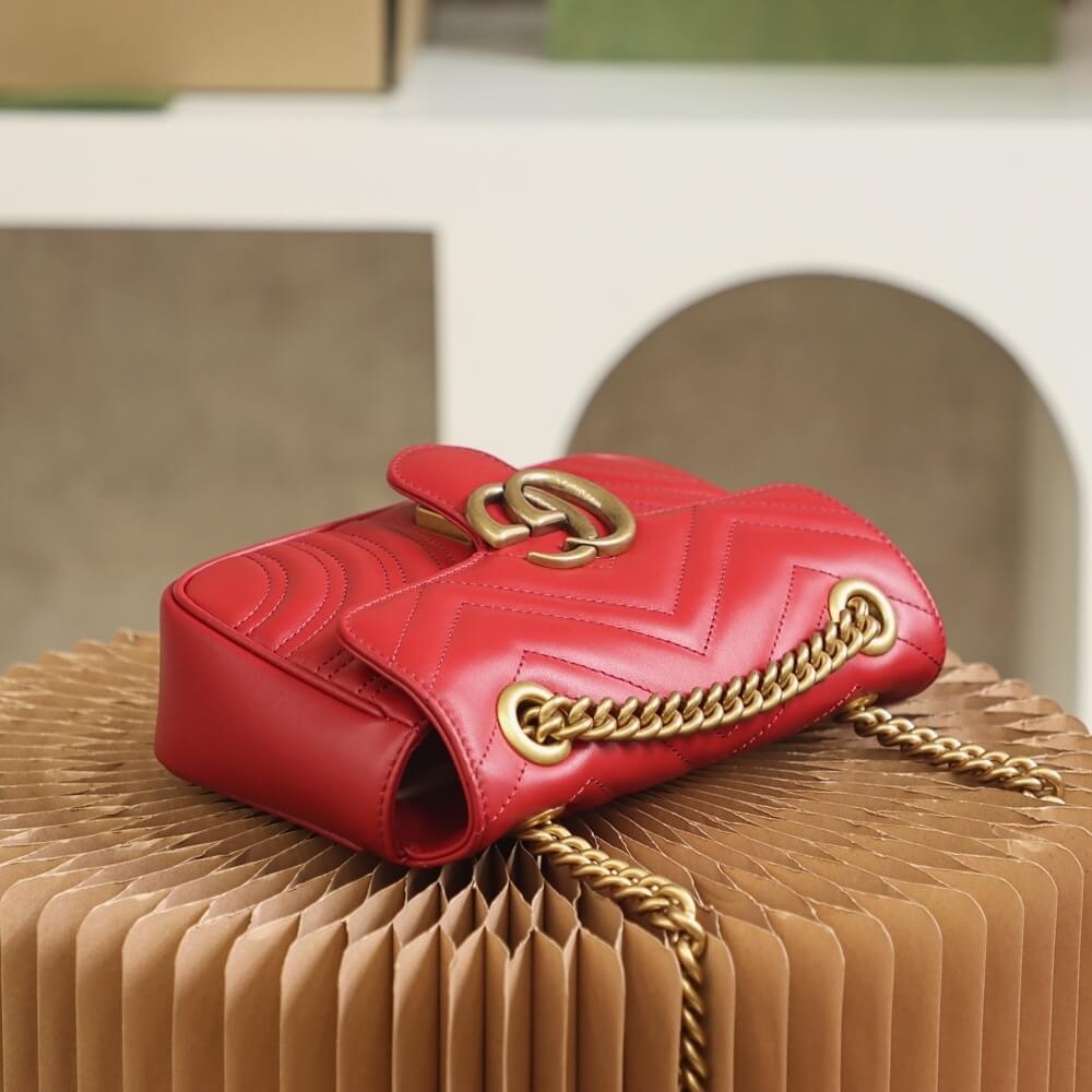 GG MARMONT MINI SHOULDER BAG angle 3