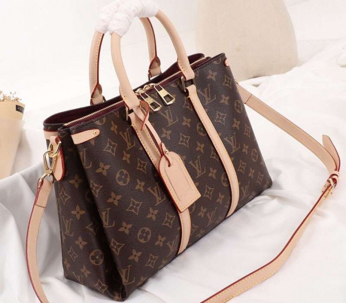 Louis Vuitton Monogram Canvas Soufflot MM Bag angle 2