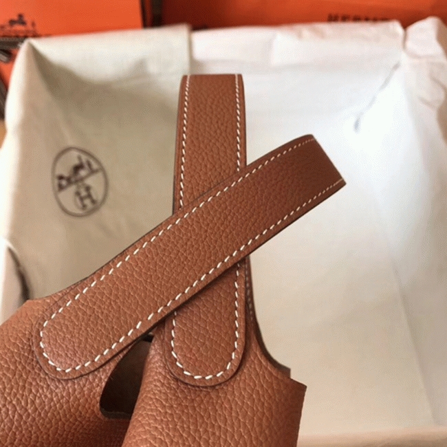 Gold imitation Hermes Picotin Lock 18cm handbag angle 2