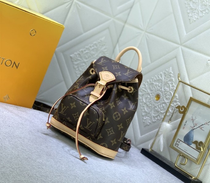 Louis Vuitton Monogram Canvas Montsouris Mini Backpack angle 2