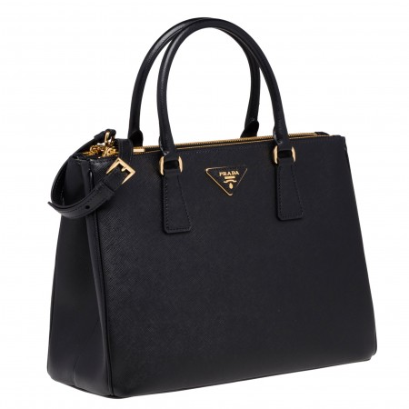 Black Prada Galleria Tote Replica – Large Size