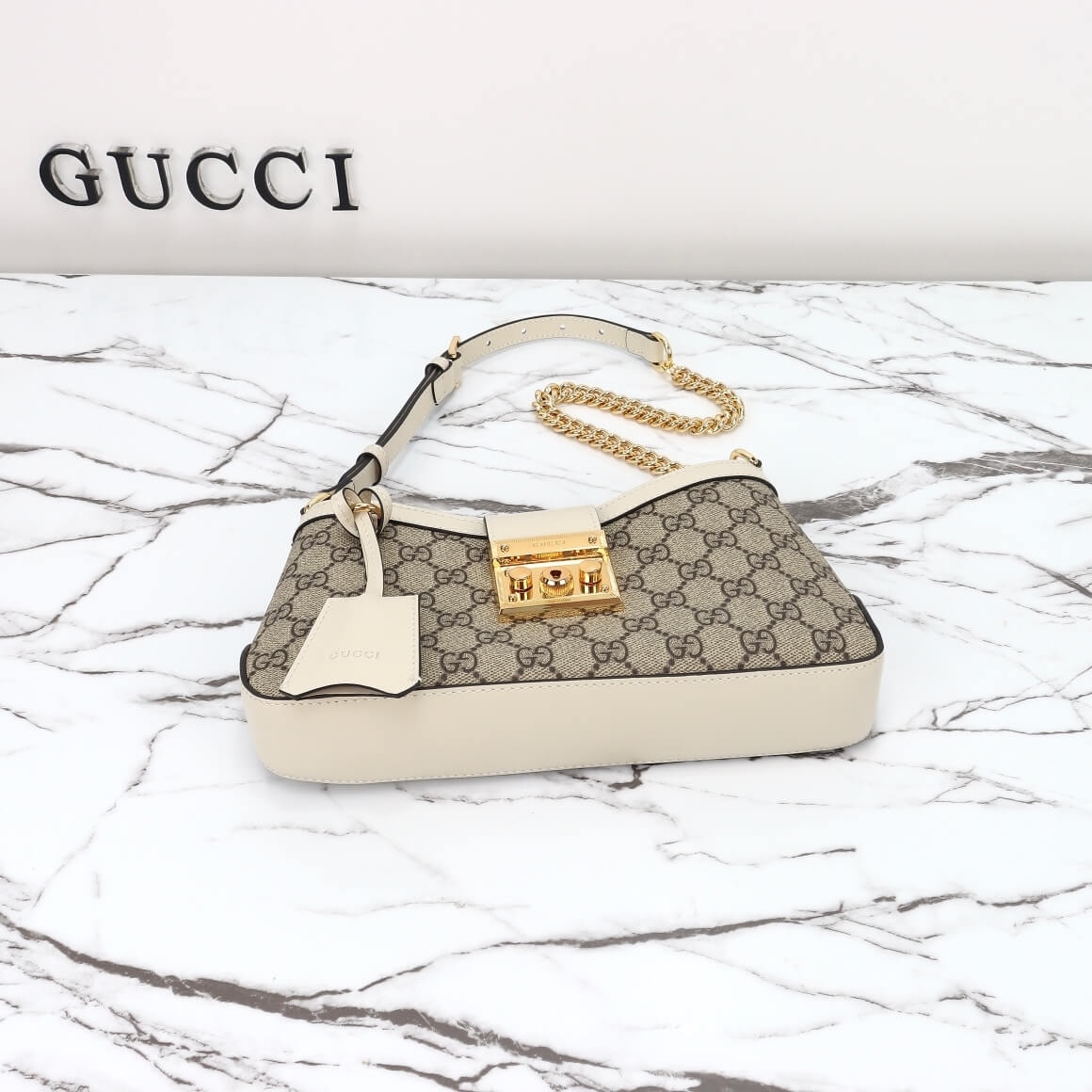 GG PADLOCK SMALL SHOULDER BAG angle 5
