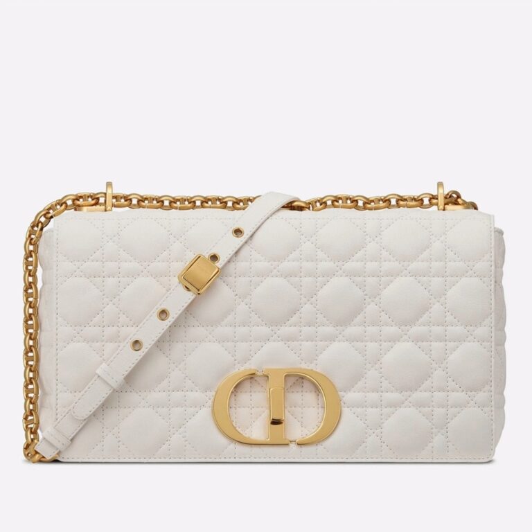 Dior Caro Large Bag Replica in White