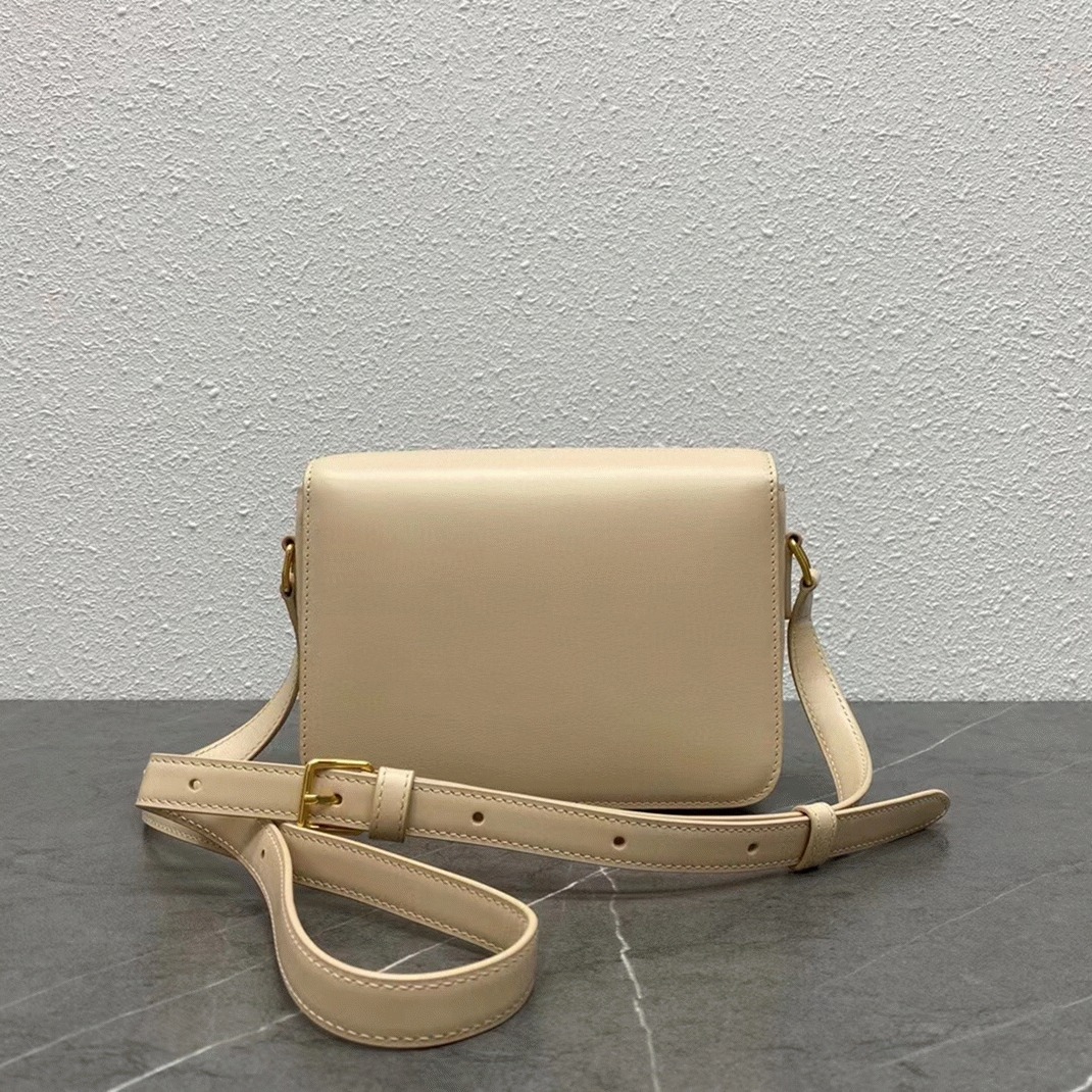Top Quality Imitation Celine Triomphe Teen Bag In Nude angle 2