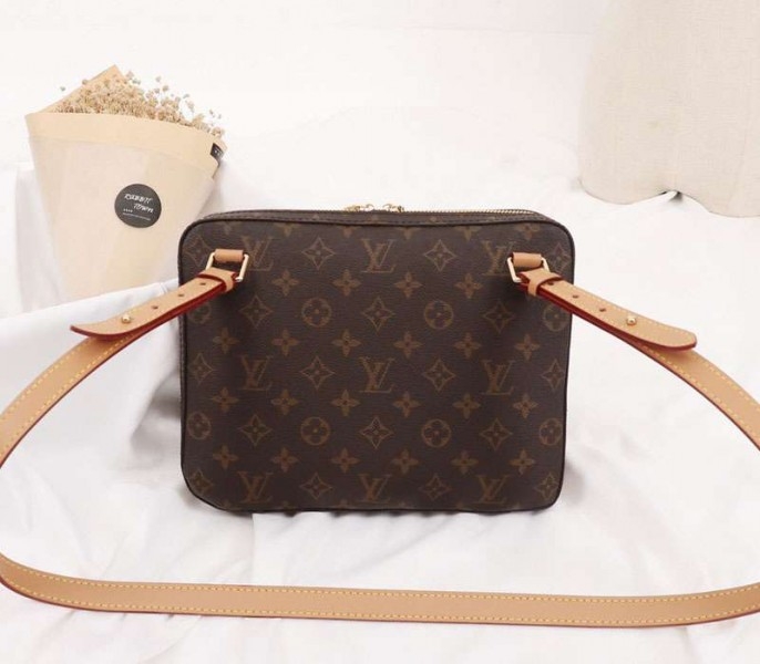 Louis Vuitton Monogram Canvas Soft Trunk Messenger PM Bag angle 3