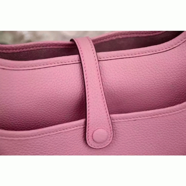 Pink Evelyne III PM Bag Replica Designer Hermes Crossbody angle 4