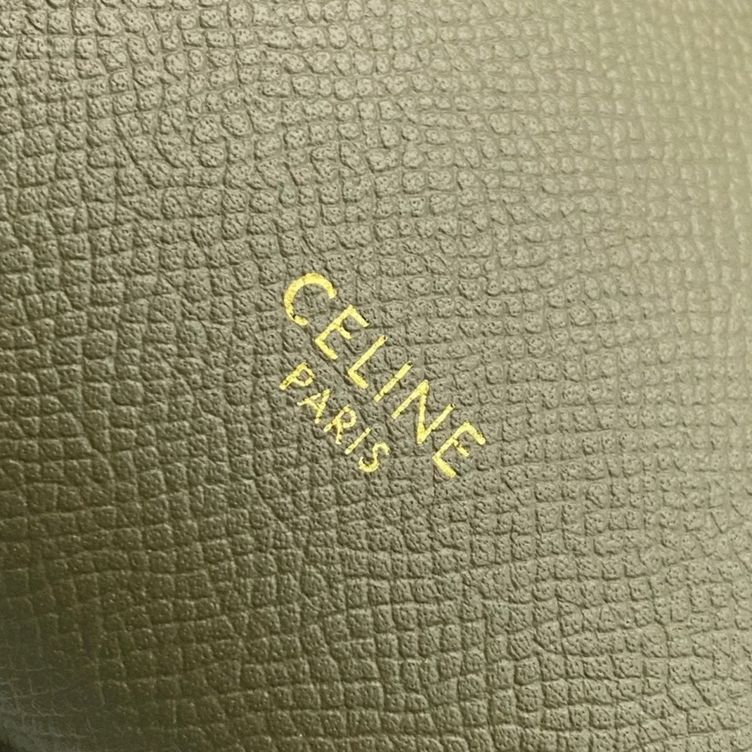 Celine Belt Nano Bag Fake in Army Green angle 5
