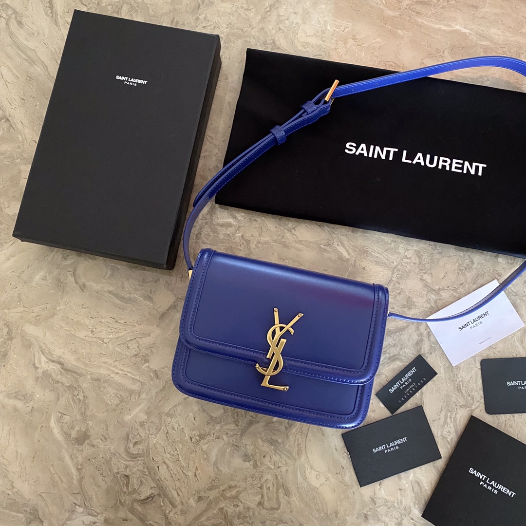SOLFERINO SMALL SATCHEL IN LACQUERED AYERS angle 2