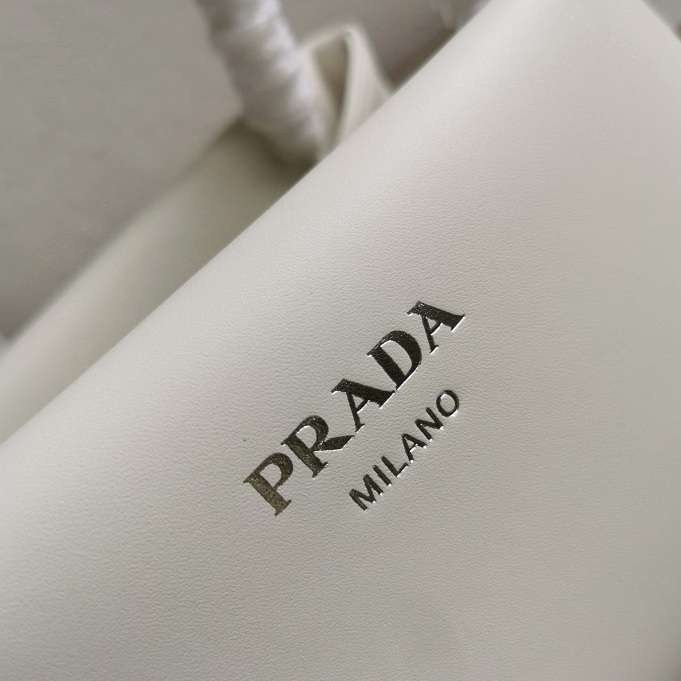 Prada Supernova Small Shoulder Bag Knockoff in White angle 3