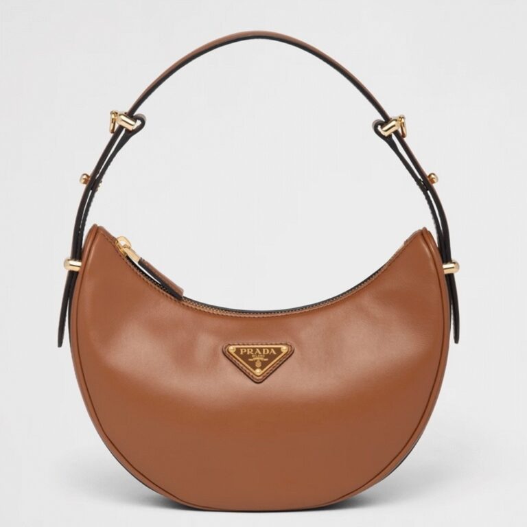 Brown Prada Arque Shoulder Bag Replica