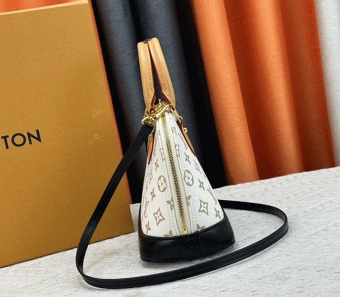 Louis Vuitton Monogram Dune Canvas Alma BB Bag angle 5