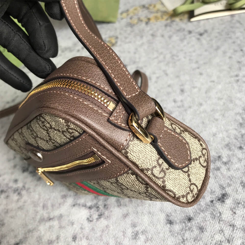 Ophidia GG Supreme mini bag angle 4