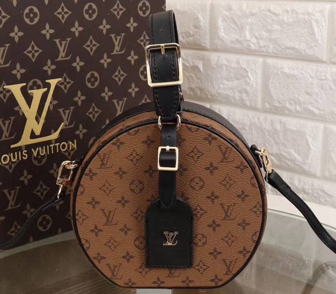 Louis Vuitton Monogram Reverse Canvas Petite Boite Chapeau