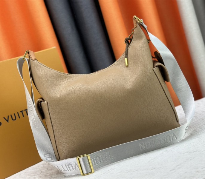LV Other Leathers Cargo Hobo In Beige angle 2