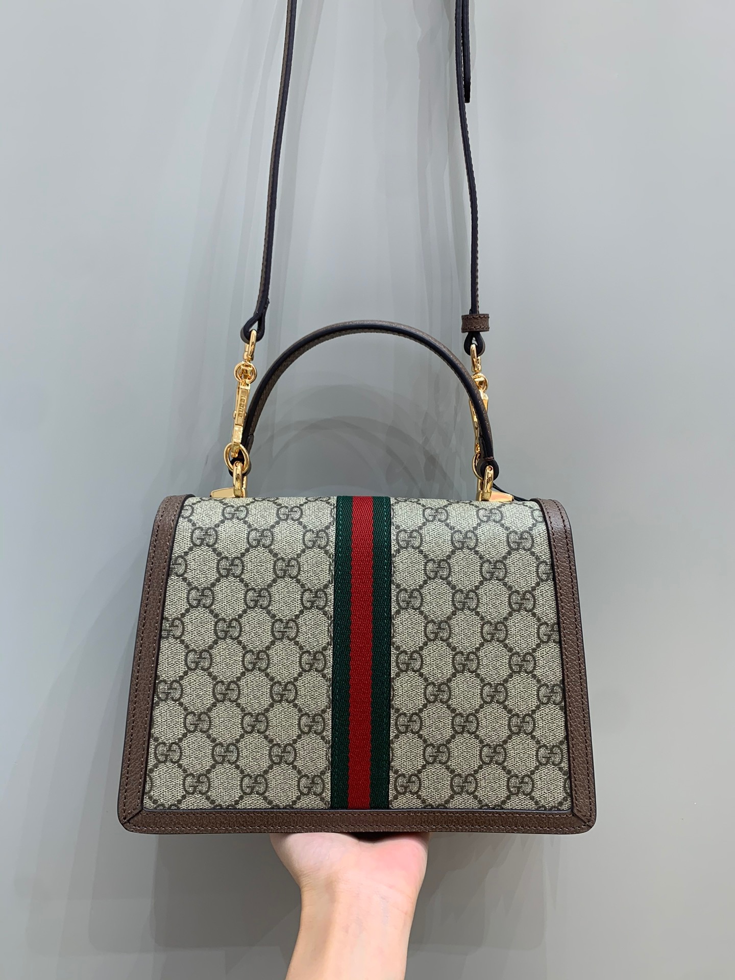 GG Handle bag angle 3