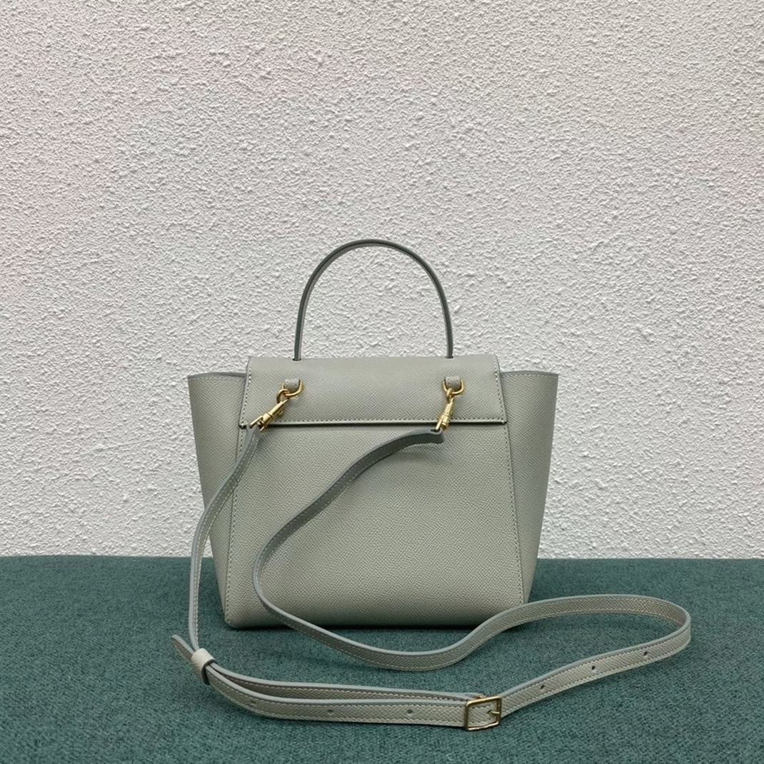Celine Belt Nano Bag Imitation in Vert D eau angle 5