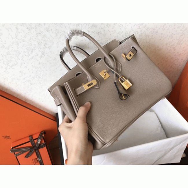 Tourterelle Hermes Birkin 25cm AAAAA Replica Handbag angle 2