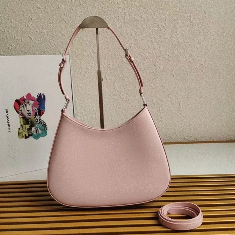 Pink Prada Cleo Large Bag Knockoff angle 2