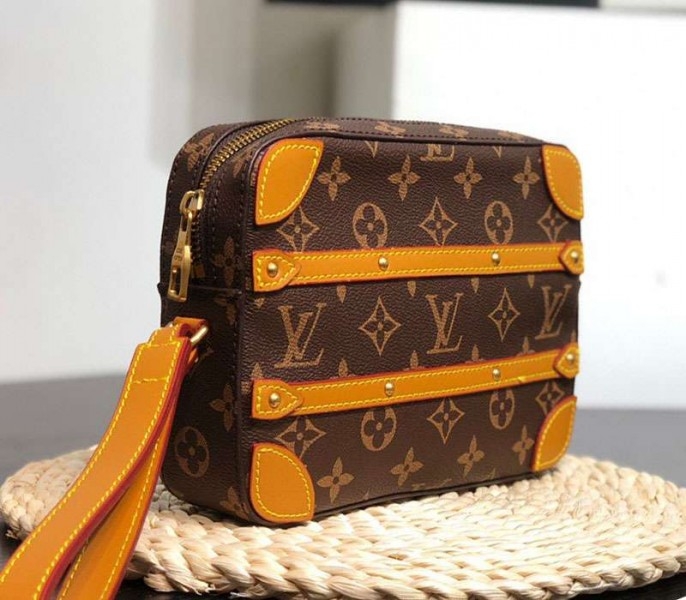 Louis Vuitton Monogram Canvas Soft Trunk Pouch angle 2
