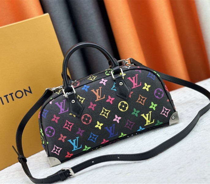 Louis Vuitton X TM Multicolored East West In Black angle 4