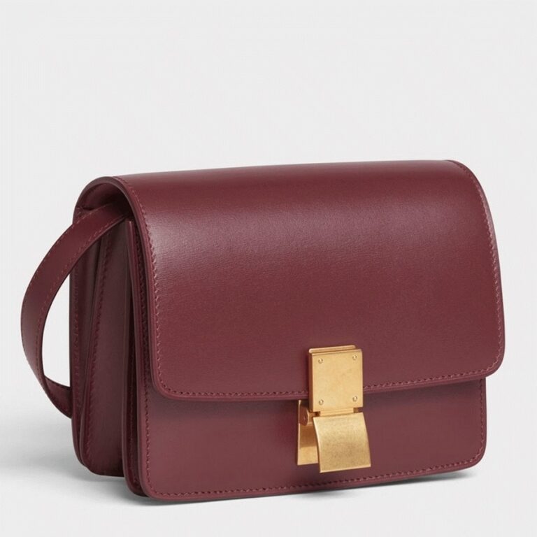 Top Quality Knockoff Celine Classic Box Small Bag In Bordeaux