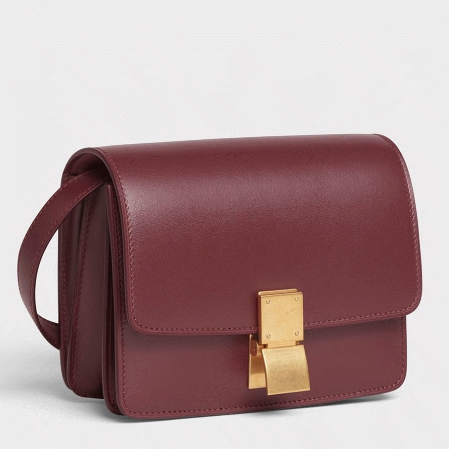 Top Quality Knockoff Celine Classic Box Small Bag In Bordeaux