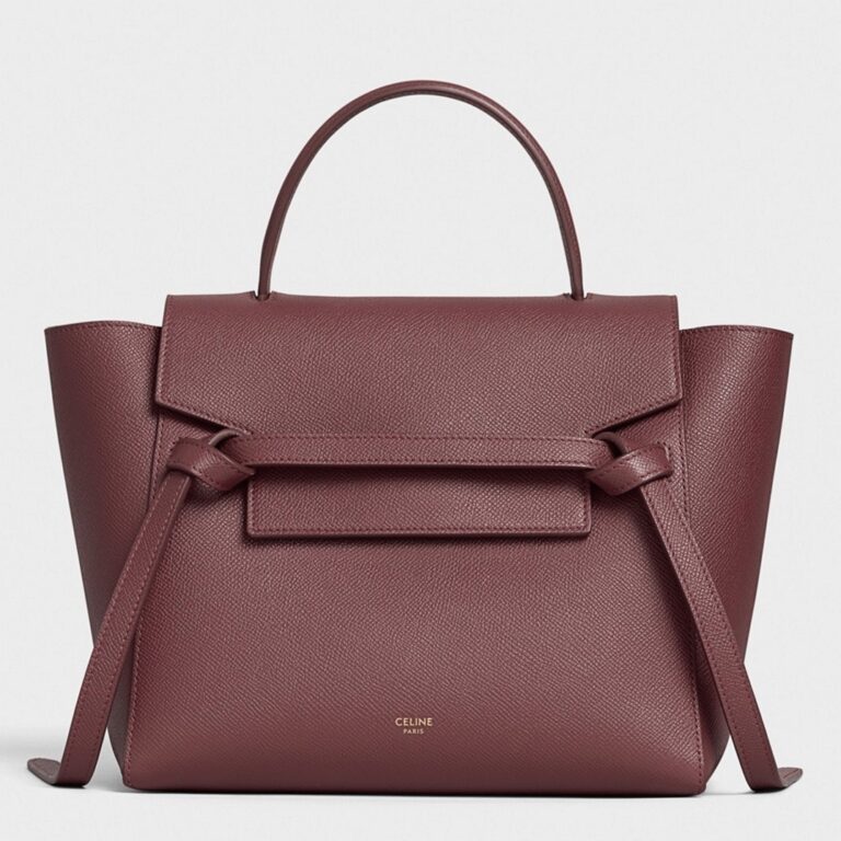Celine Micro Belt Bag Knockoff in Bordeaux
