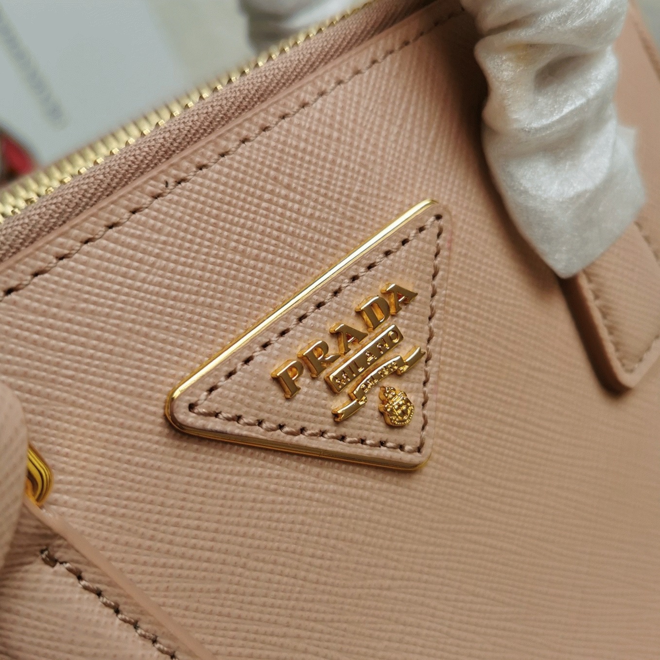 Powder Pink Prada Mini Galleria Bag Knock Off angle 5