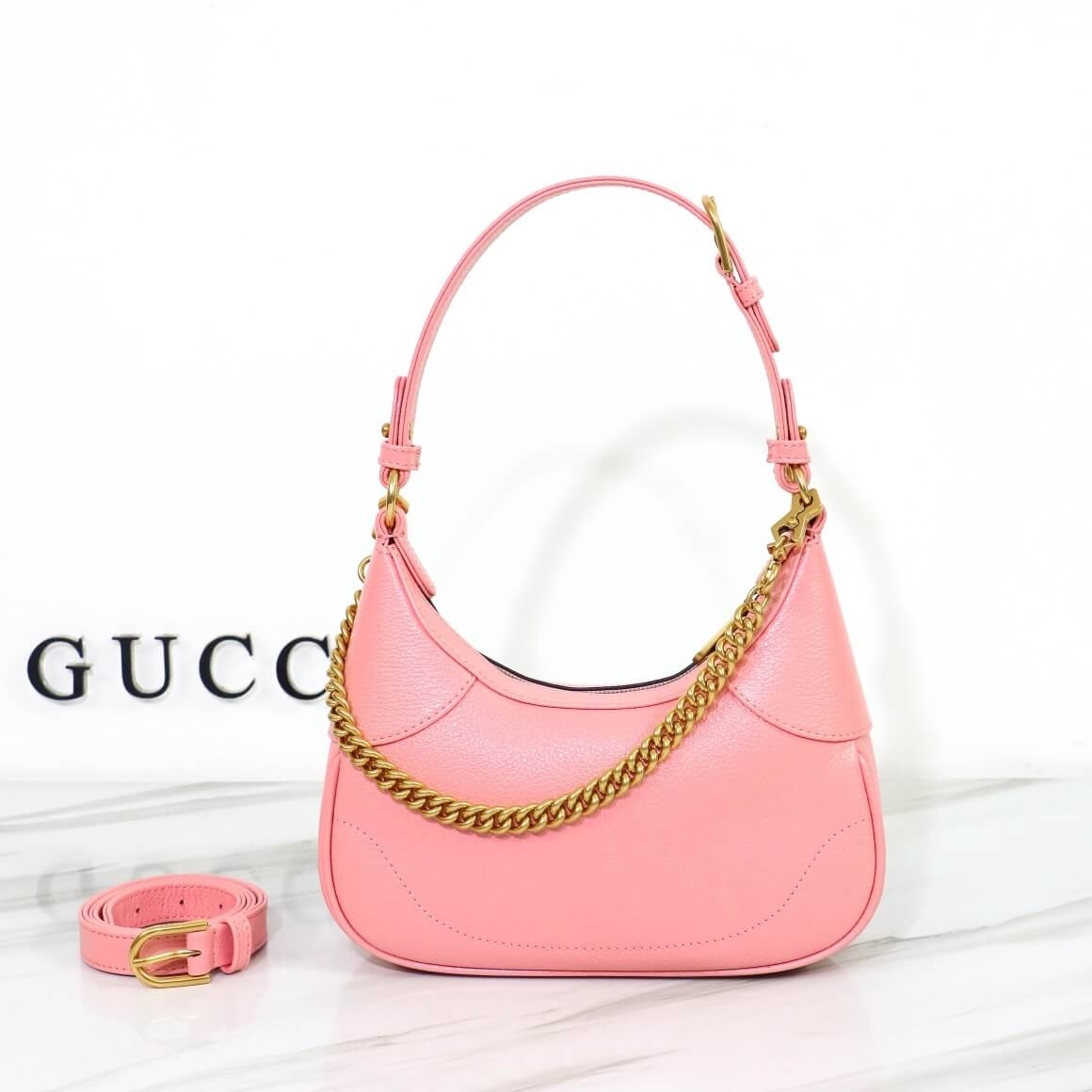 GUCCI Aphrodite small shoulder bag angle 2