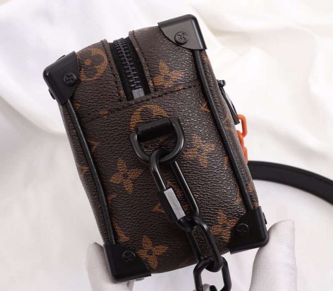 Louis Vuitton Monogram Canvas Mini Soft Trunk Black Bag angle 5