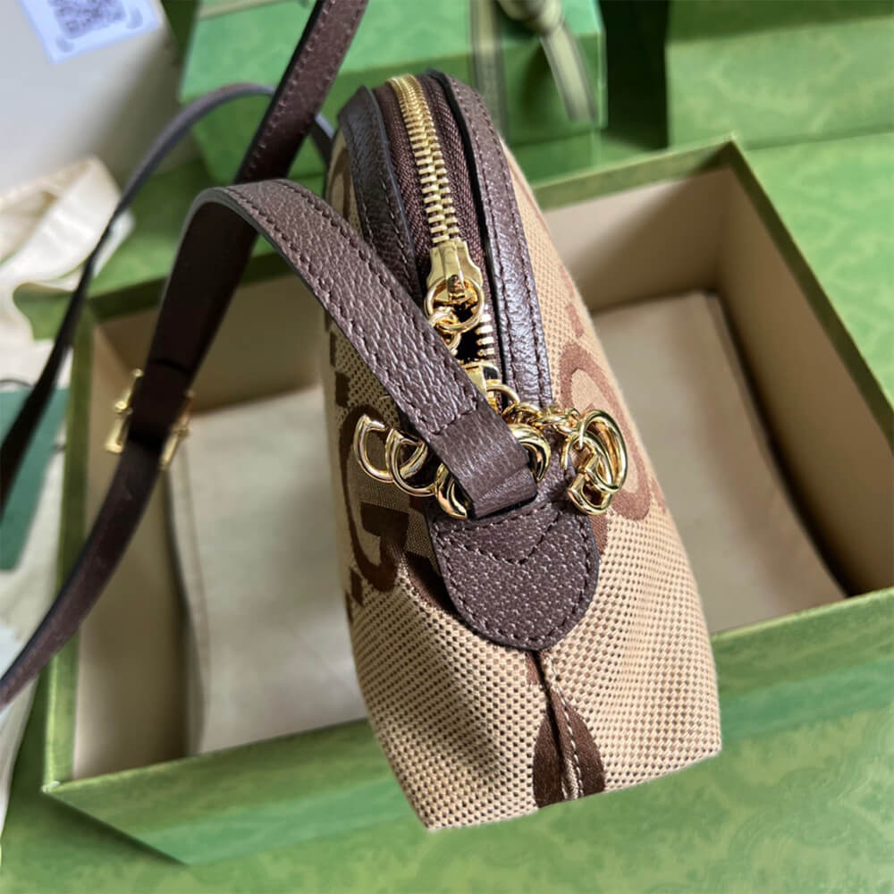Ophidia jumbo GG small shoulder bag angle 2