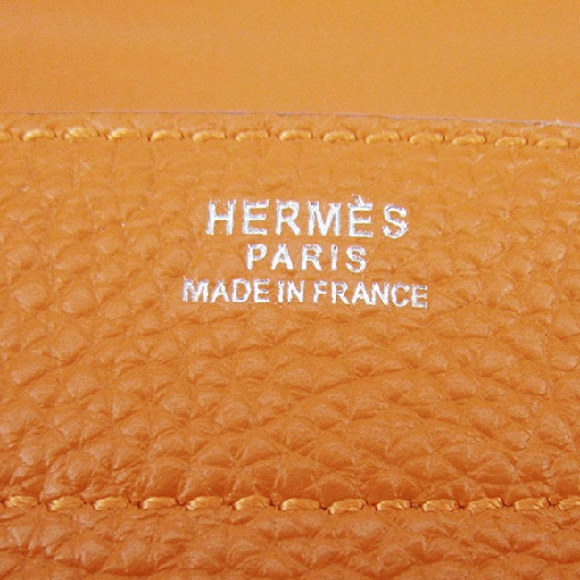 Orange Knockoff Hermes Sac A Depeches 38CM Professional Bag angle 3