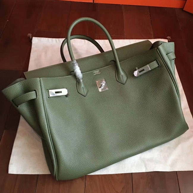 Canopee Color Top Replica Hermes Birkin 40cm Tote angle 4