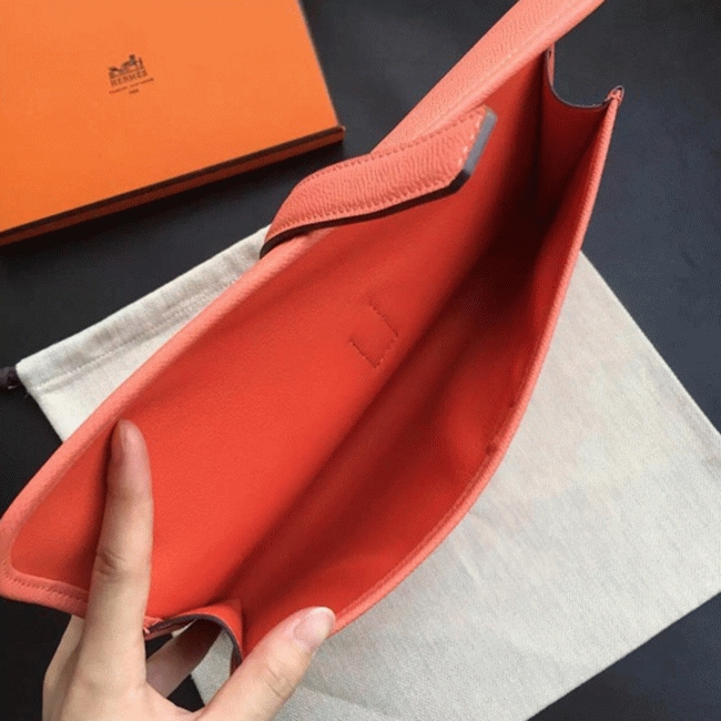 Crevette 1:1 Replica Hermes Jige Elan 29 Soft Pastel Clutch angle 3