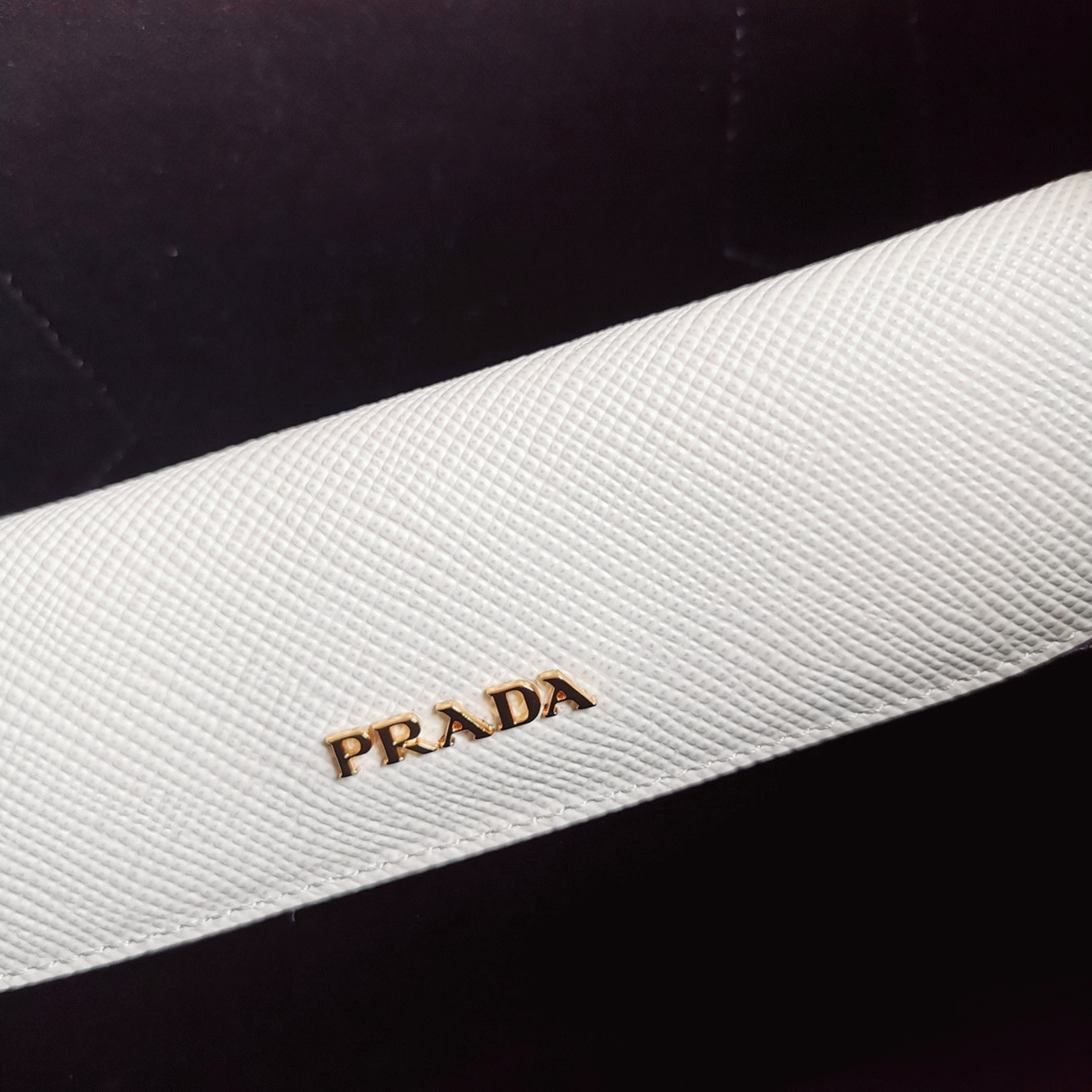 White Prada Double Medium Tote Bag Knockoff angle 5