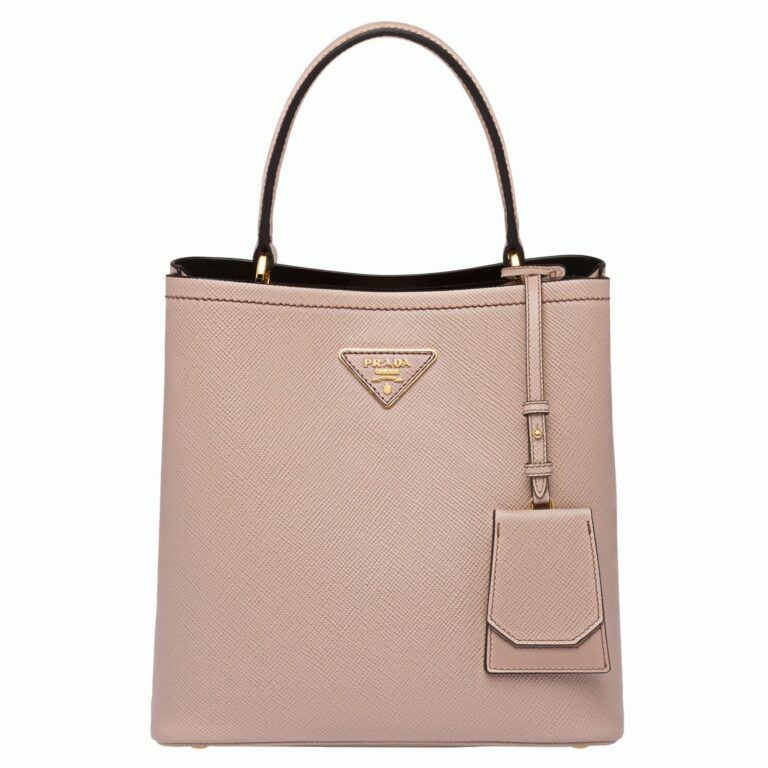 Powder Prada Medium Panier Bag Knockoff