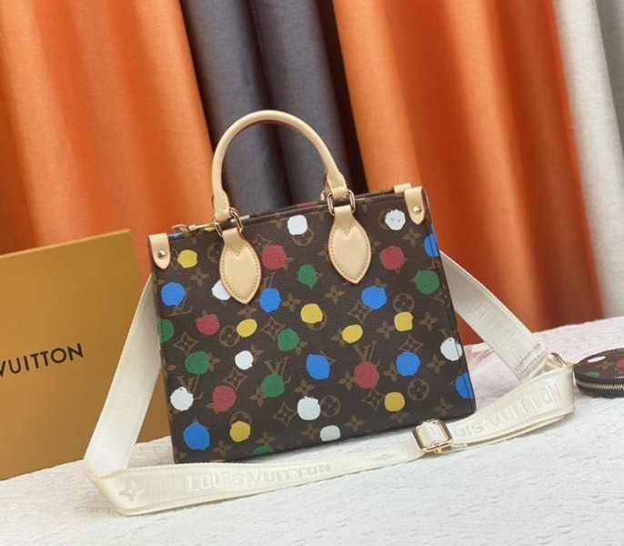 Louis Vuitton X YK Monogram Canvas Onthego PM Tote