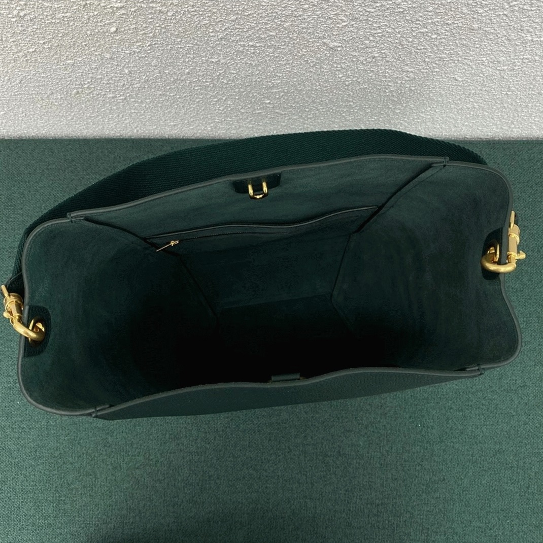 Top Quality Knockoff Celine Sangle Bucket Bag In Amazone Grained Calfskin angle 3