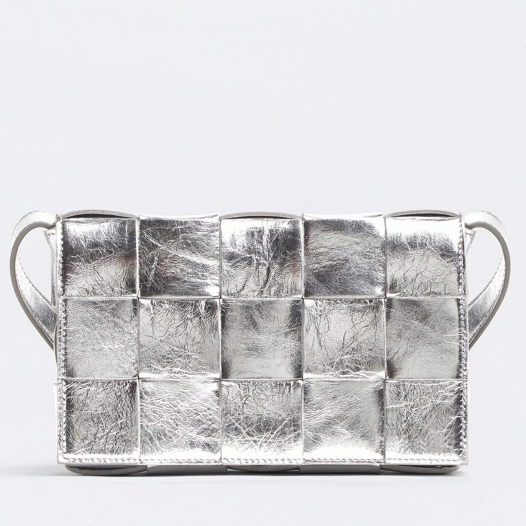 Top Quality Knockoff Bottega Veneta Cassette Bag In Silver