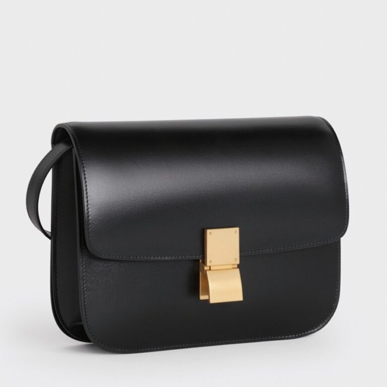 Top Quality Imitation Celine Classic Box Medium Bag In Black
