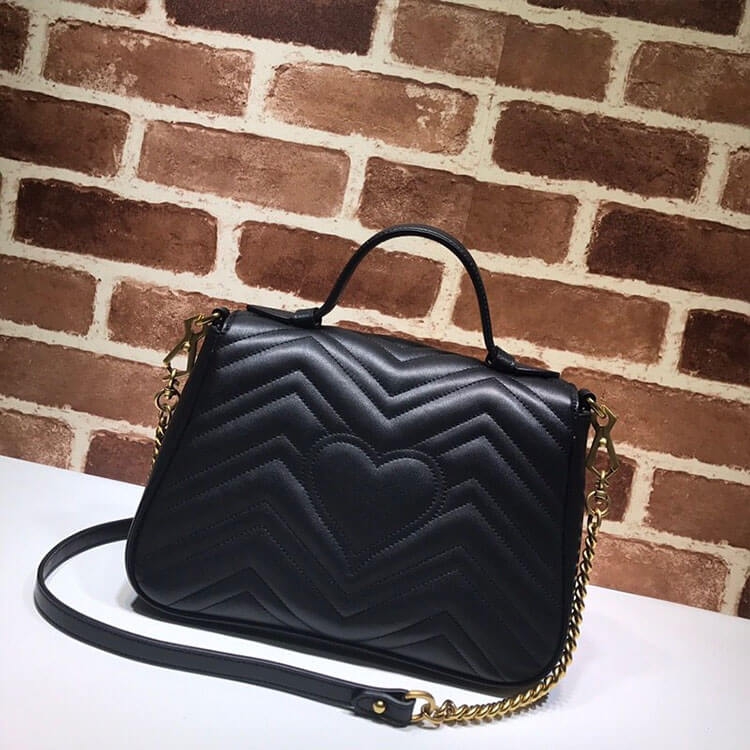 Gucci GG Marmont Small Top Handle Bag angle 5