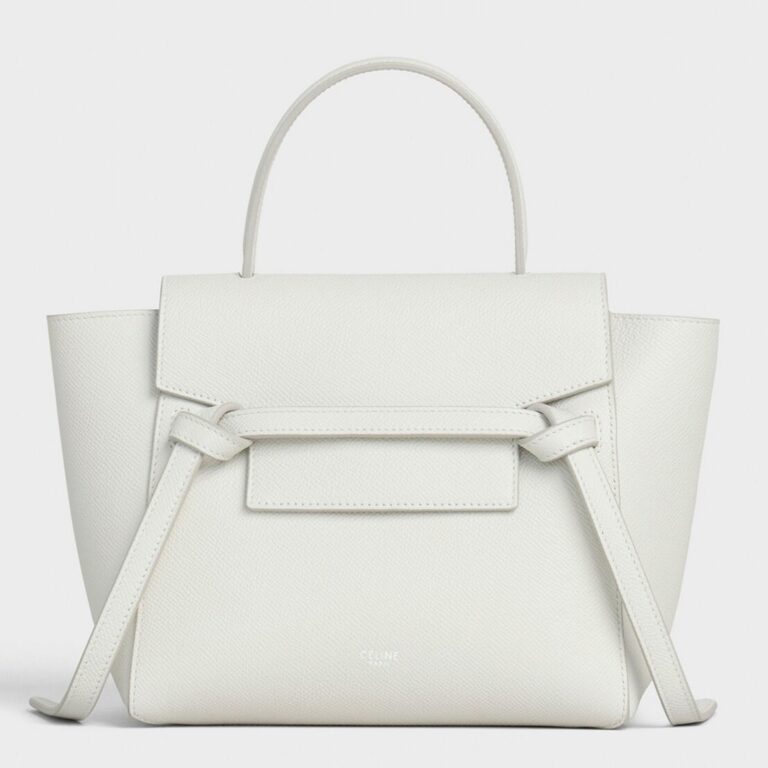 Celine Belt Nano Bag Knockoff in White