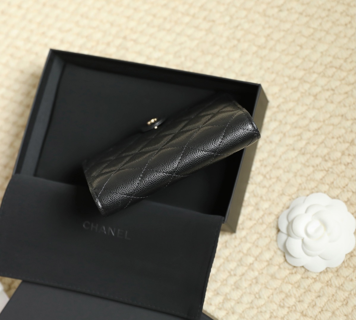 Chanel Passport Cover angle 3