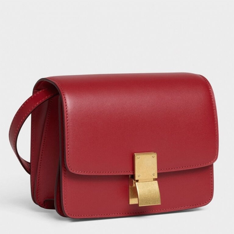 Top Quality Fake Celine Classic Box Small Bag In Red