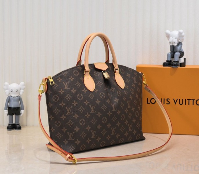Louis Vuitton Monogram Canvas Boetie MM Tote angle 2