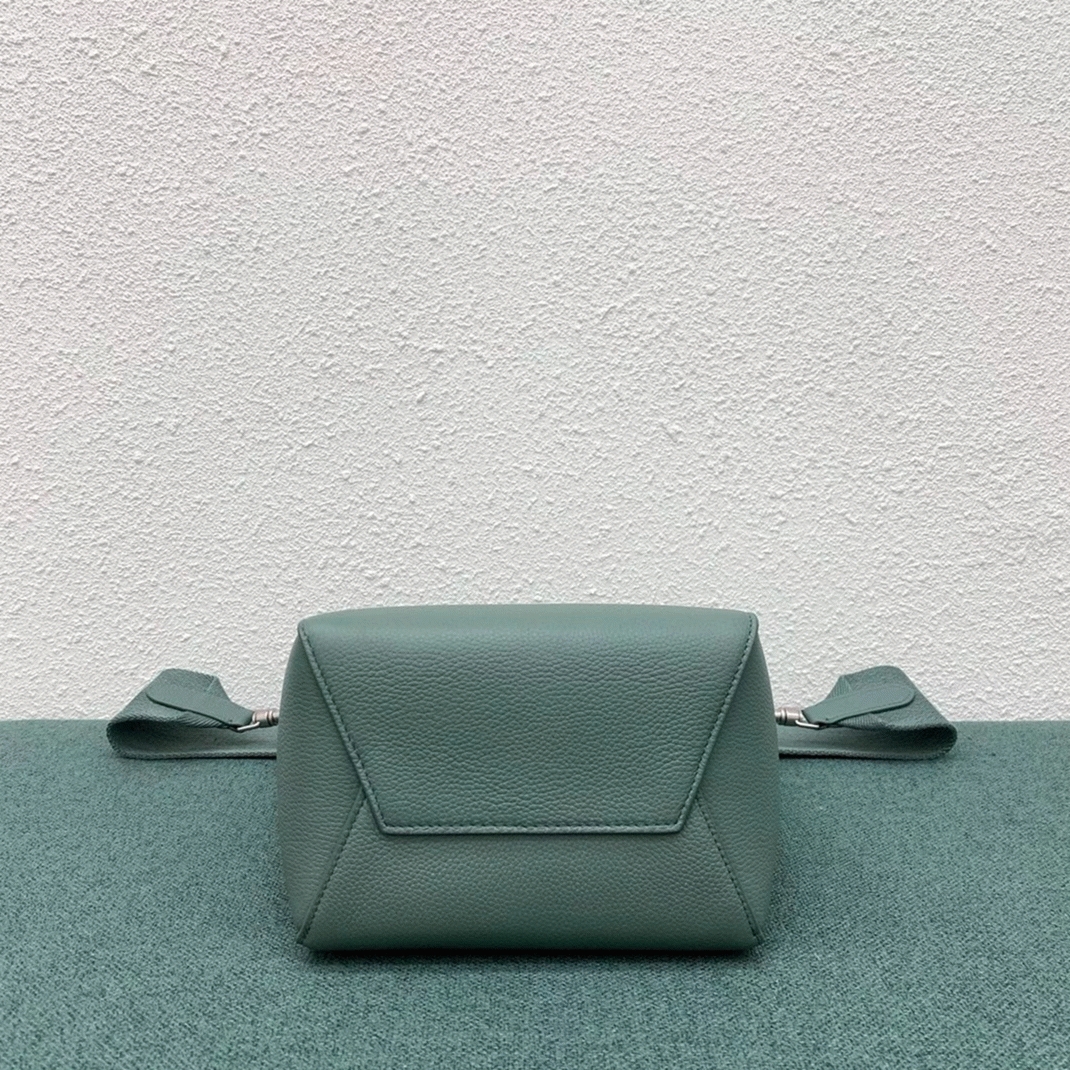 Top Quality Replica Celine Sangle Small Bucket Bag In Celadon Calfskin angle 5